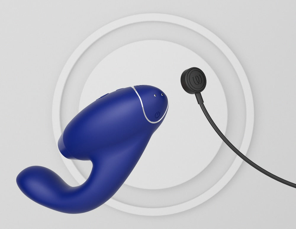 Womanizer Duo 2 – Duale Stimulation mit innovativer Pleasure Air™ Technologie - marineblau