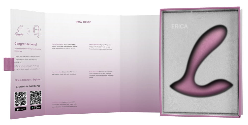 "Erica" von Svakom - Panty-Vibrator für Paare und Alleingenießer - Romantic rose