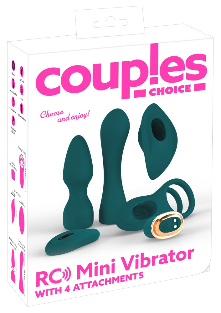 Couples Choice - RC Mini Vibrator - 5-teiliges Set