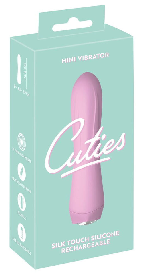 Rosa Mini-Vibrator-Verpackung mit Silikonoberfläche