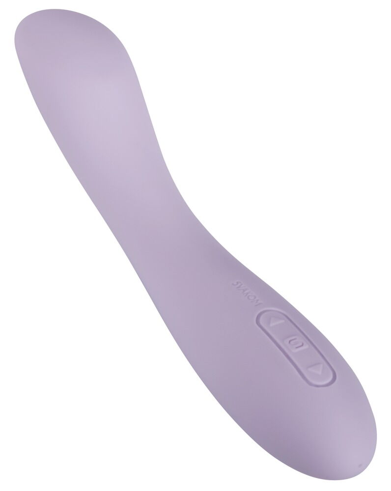 Vibrationsgerät Amy 2 in helllila, Unterseite mit Bedienelement