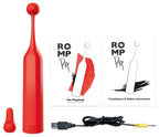 "Pop" Lustpunkt-Minivibrator mit austauschbaren Aufsätzen