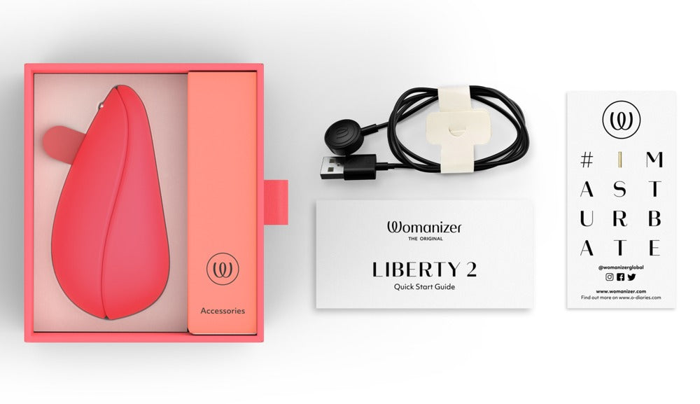 Womanizer "Liberty 2" - rosa - Kompakter Pulsator mit Pleasure Air Technologie