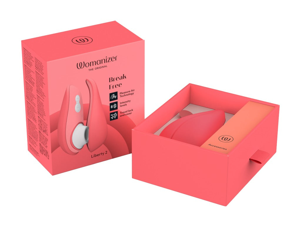 Womanizer "Liberty 2" - rosa - Kompakter Pulsator mit Pleasure Air Technologie