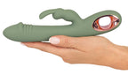 You2Toys - Slim Rabbit – Dualvibrator für intensive Dual-Stimulation - Olive