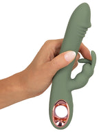 You2Toys - Slim Rabbit – Dualvibrator für intensive Dual-Stimulation - Olive