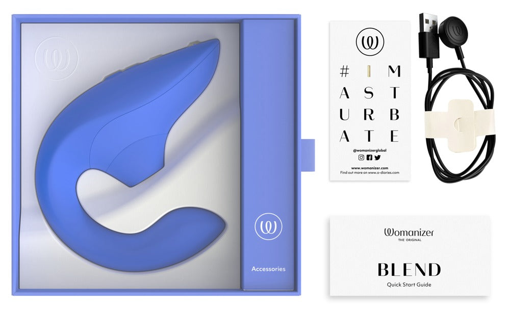 Womanizer "Blend" - blau – Dual-Stimulation mit Pleasure Air Technologie