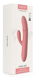 Verpackung Mora Neo von Svakom mit Abbildung des rosa Vibratordildos