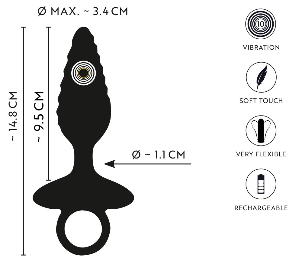 ANOS - Butt Plug with Vibrations