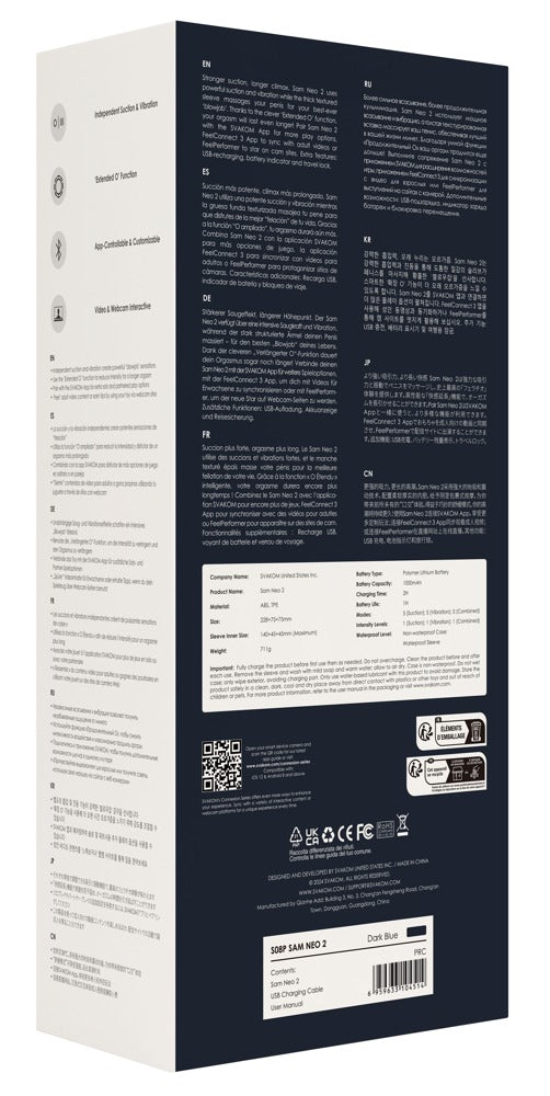 Sam Neo 2 – Interaktiver Automatischer Masturbator