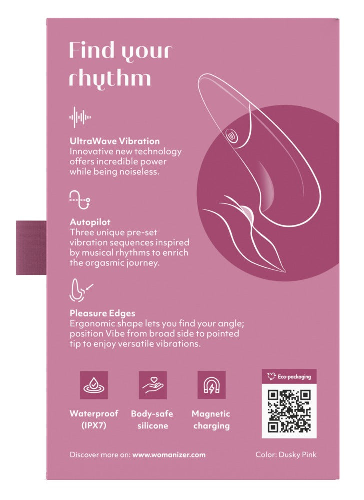 Womanizer VIBE – Auflegevibrator mit UltraWave-Technologie - Pink