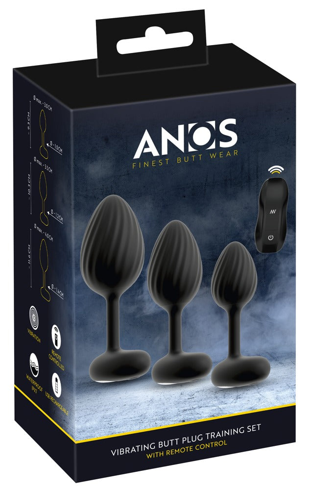 ANOS – Vibrating Butt Plug Set