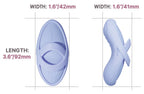 Svakom Echo 2 - blau - Fingervibrator mit abnehmbarer Fingerhülle