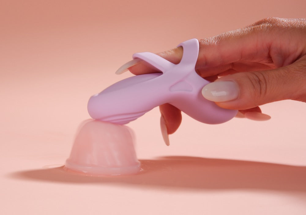 Svakom Echo 2 - rosa - Fingervibrator mit abnehmbarer Fingerhülle