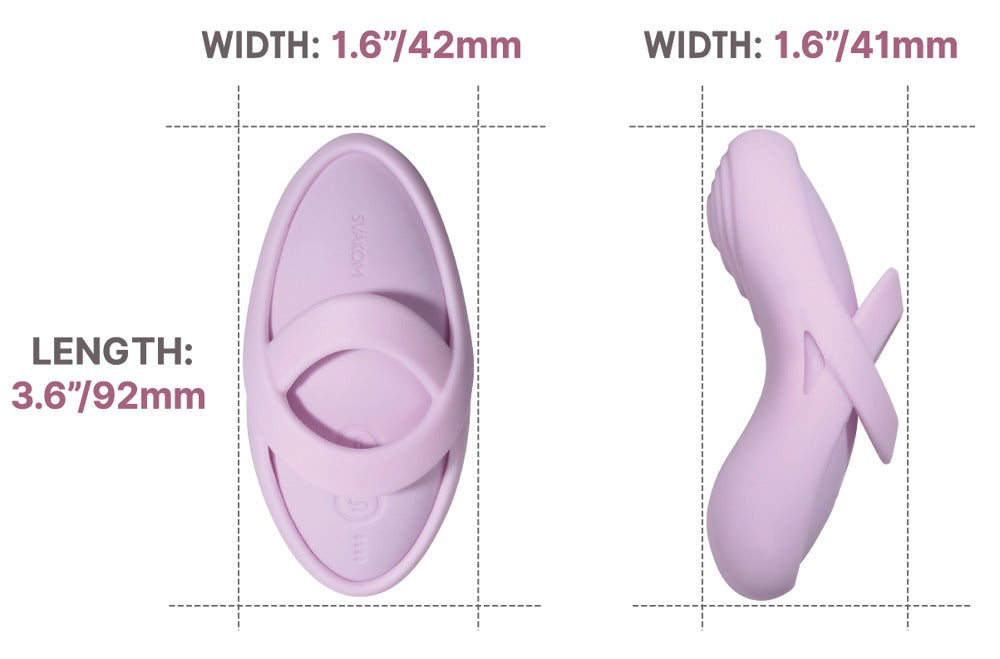 Svakom Echo 2 - rosa - Fingervibrator mit abnehmbarer Fingerhülle
