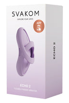 Svakom Echo 2 - rosa - Fingervibrator mit abnehmbarer Fingerhülle