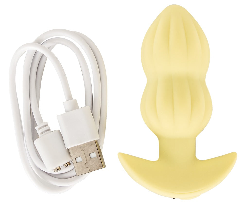 Cuties - Vibrating Mini Butt Plug gelb