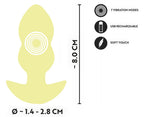 Cuties - Vibrating Mini Butt Plug gelb