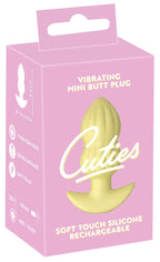 Cuties - Vibrating Mini Butt Plug gelb