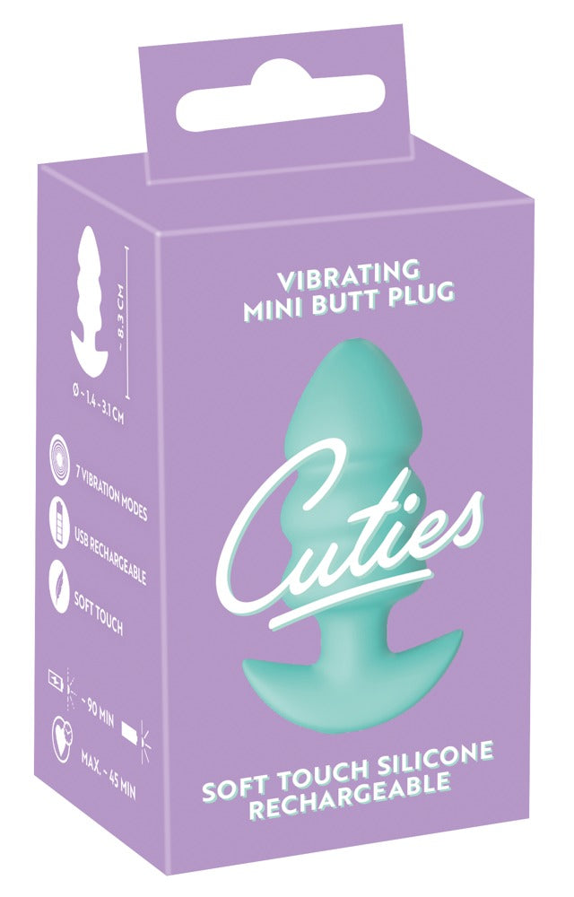 Cuties Vibrating Mini Butt Plug – Türkis