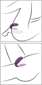 Illustration der Stimulationsbereiche am Körper für den Paarvibrator