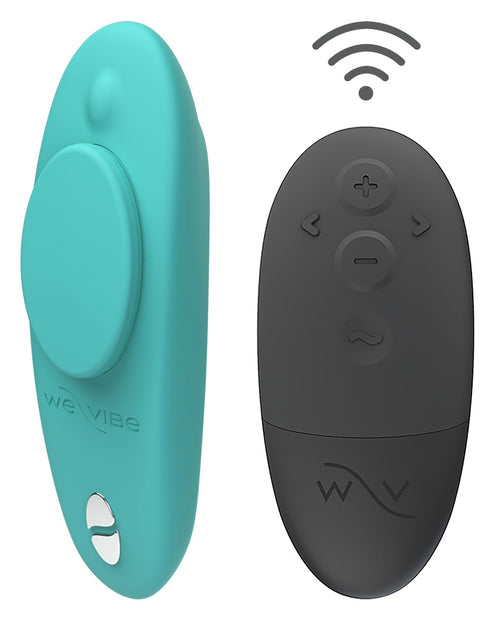 We-Vibe "Moxie+" - Turquoise - Discreet Panty Vibrator with App Control