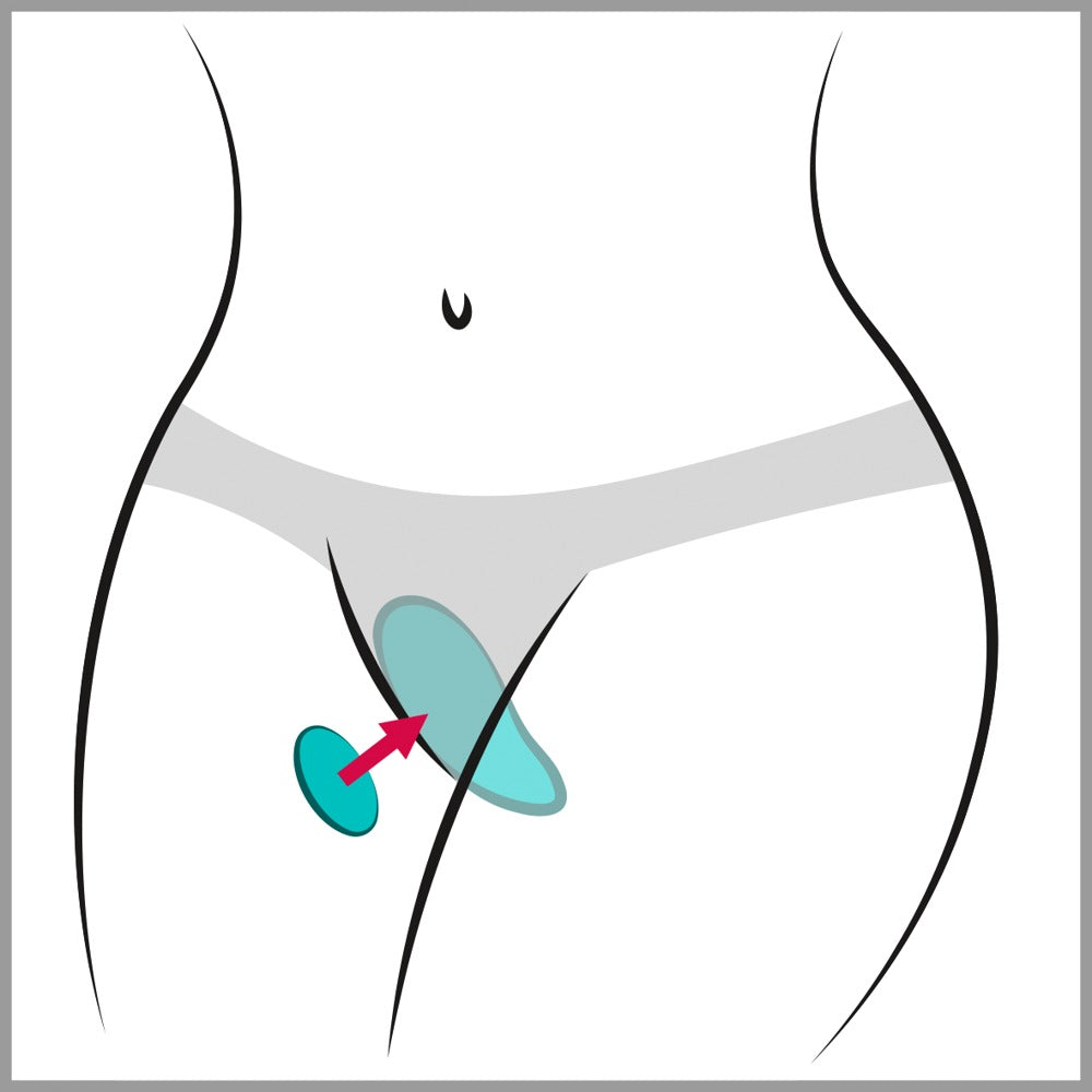 "Moxie+" von We-Vibe - türkis - Diskreter Panty-Vibrator mit App-Steuerung