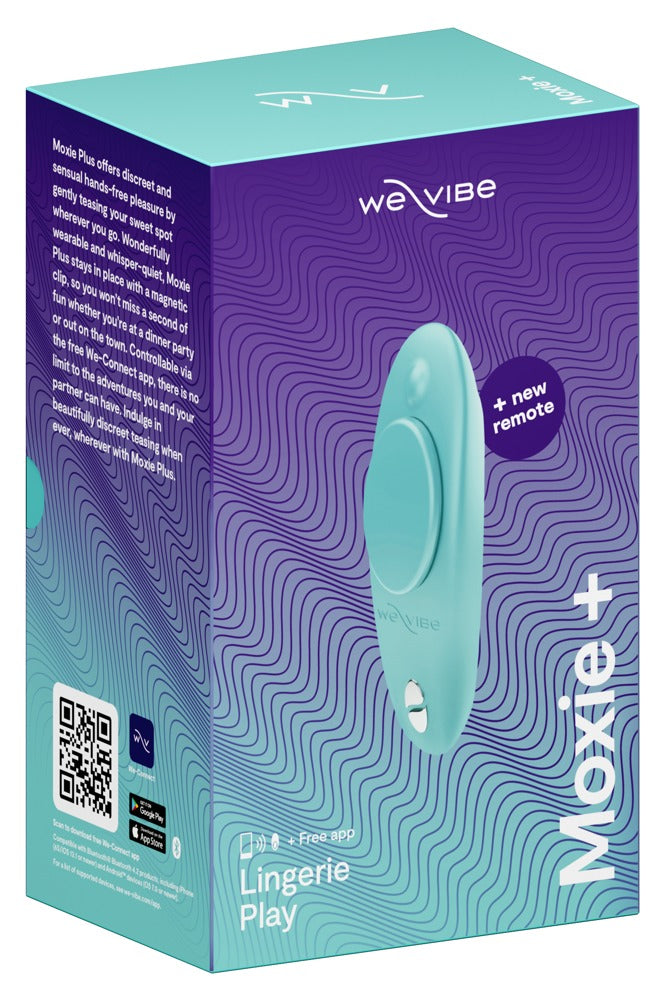"Moxie+" von We-Vibe - türkis - Diskreter Panty-Vibrator mit App-Steuerung