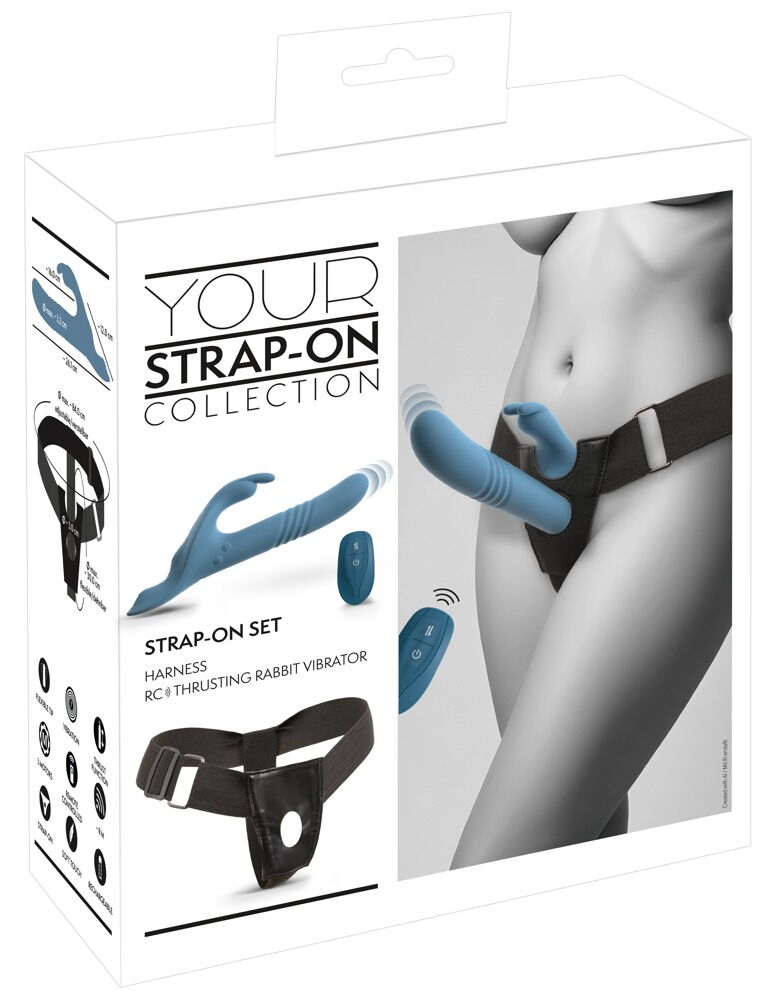 YOUR Strap-on Collection Verpackung für Strap-on Set mit Rabbitvibrator