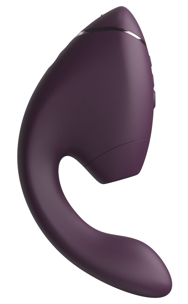 Womanizer "Next Duo" – Dual-Stimulator in Dark Purple