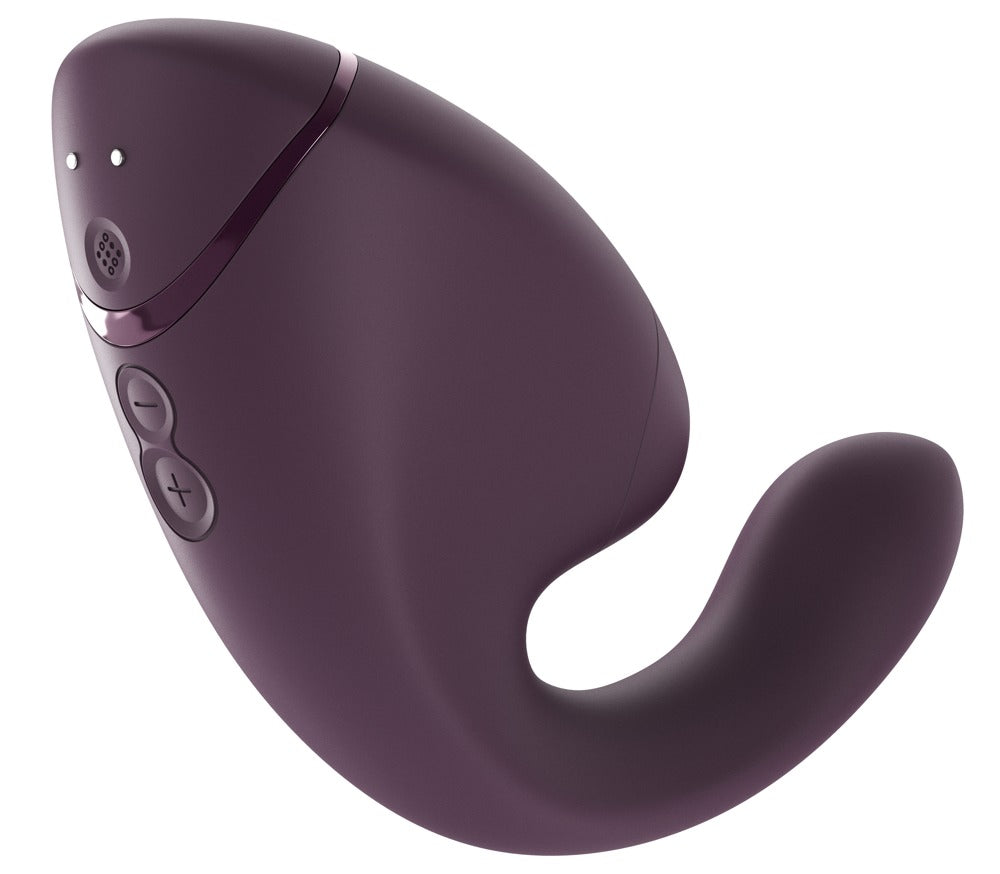 Womanizer "Next Duo" – Dual-Stimulator in Dark Purple
