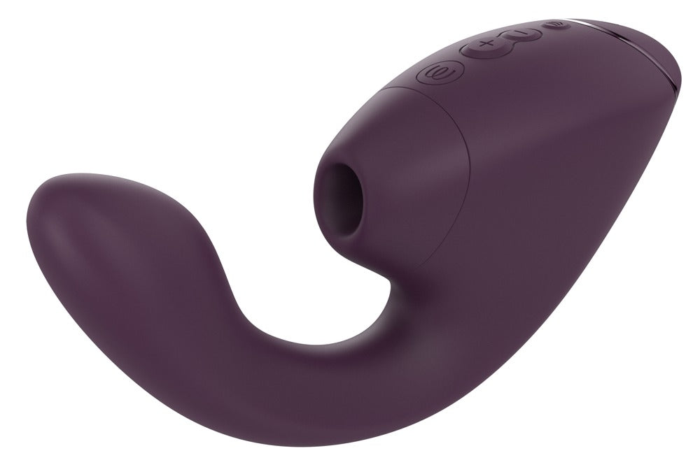 Womanizer "Next Duo" – Dual-Stimulator in Dark Purple