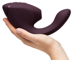 Womanizer "Next Duo" – Dual-Stimulator in Dark Purple