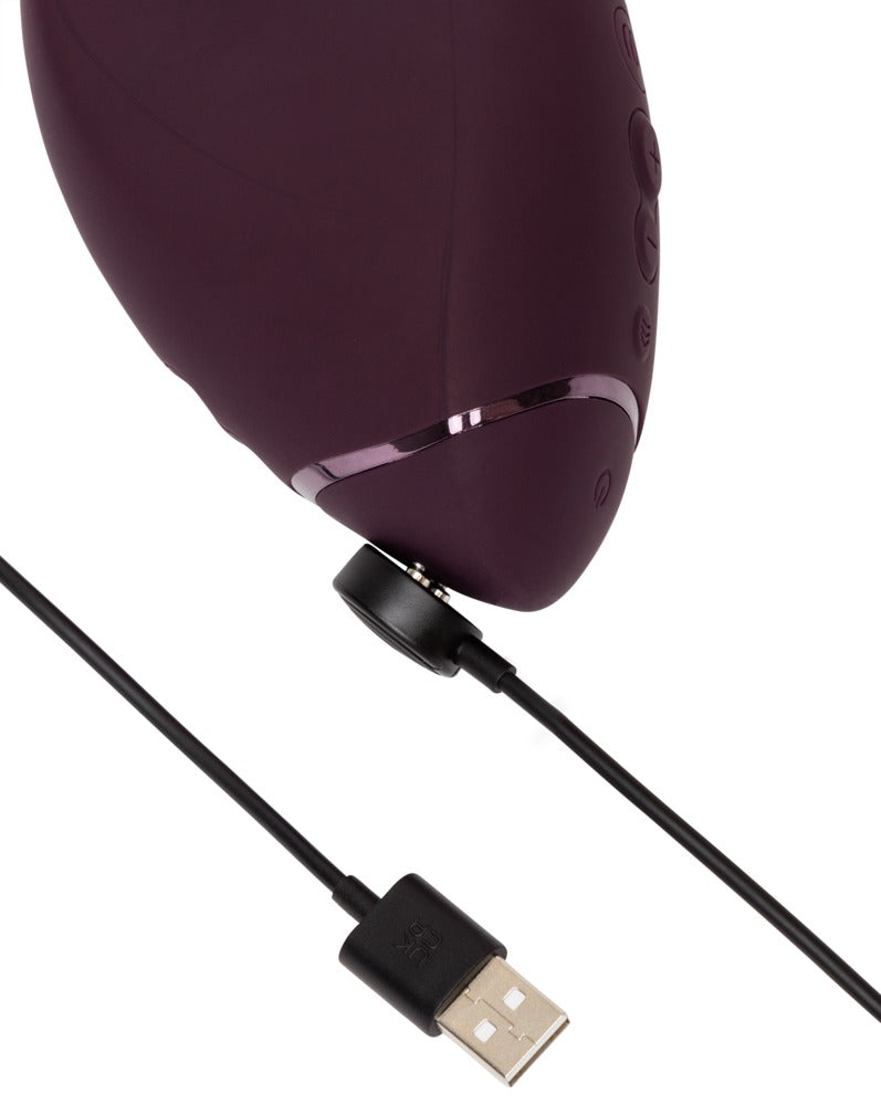 Womanizer "Next Duo" – Dual-Stimulator in Dark Purple