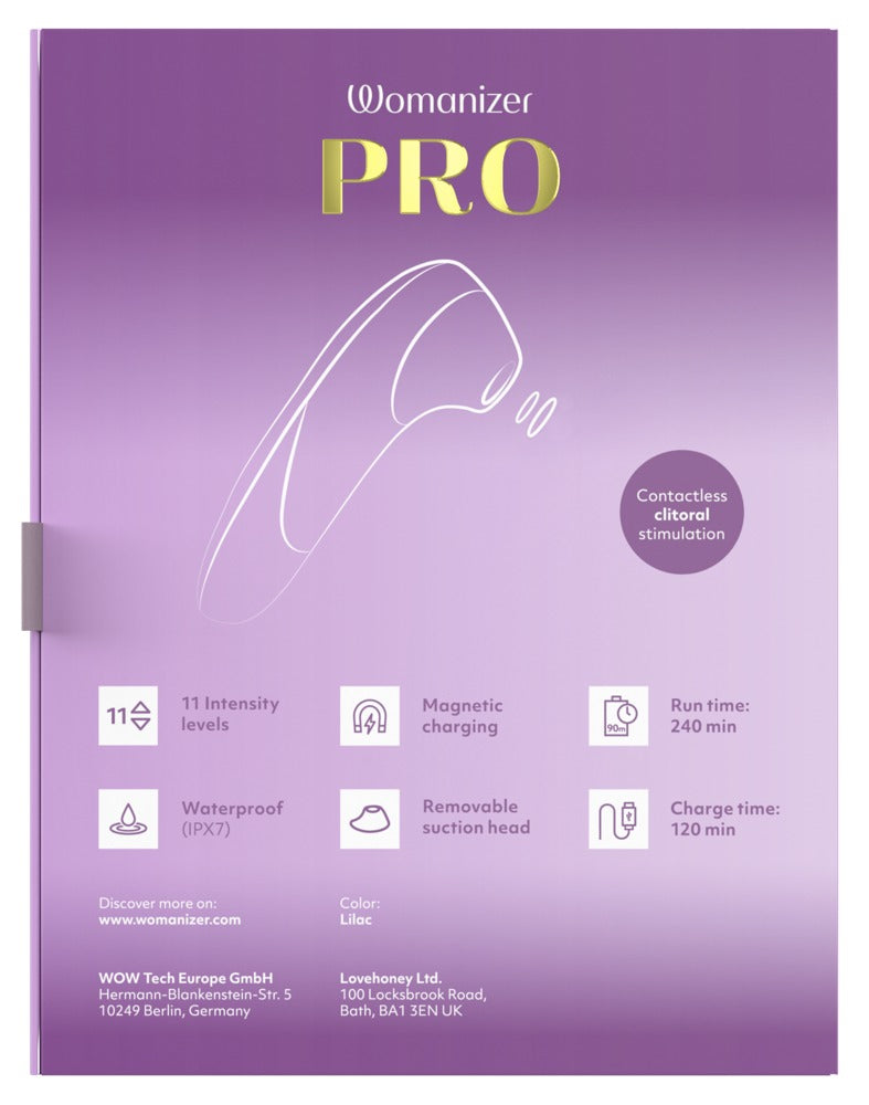 Womanizer Pro – Dein Einstieg in die Pleasure Air Technologie - lilac