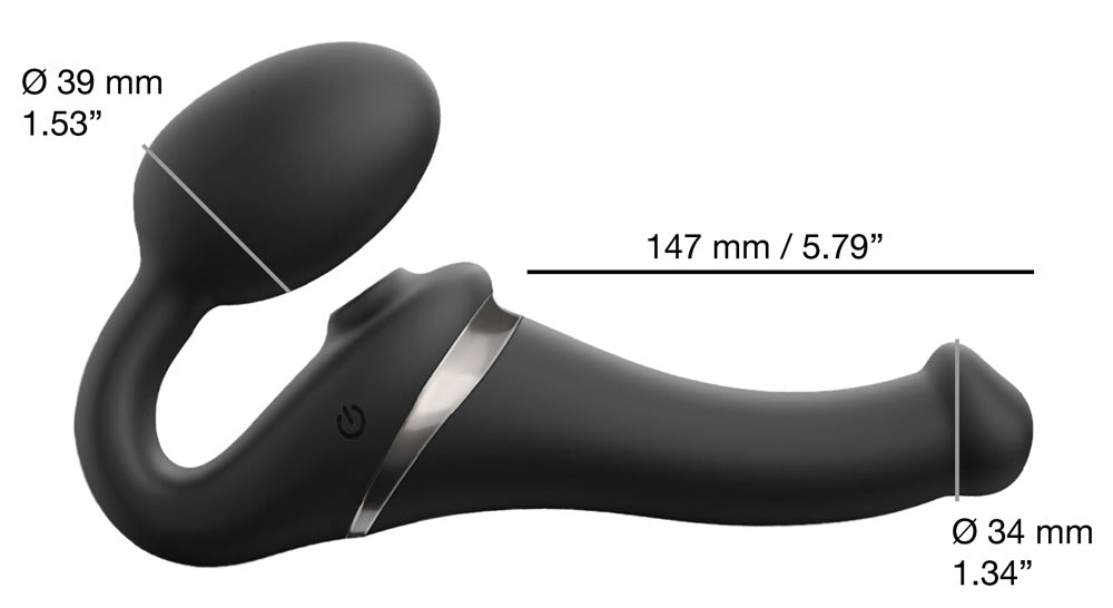 Strap-on-me Multi Orgasm Bendable Strap-on, Größe S