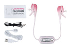 Lovense Gemini Set: Vibrations-Nippelklemmen mit Bediengerät, Anleitung und Kabeln