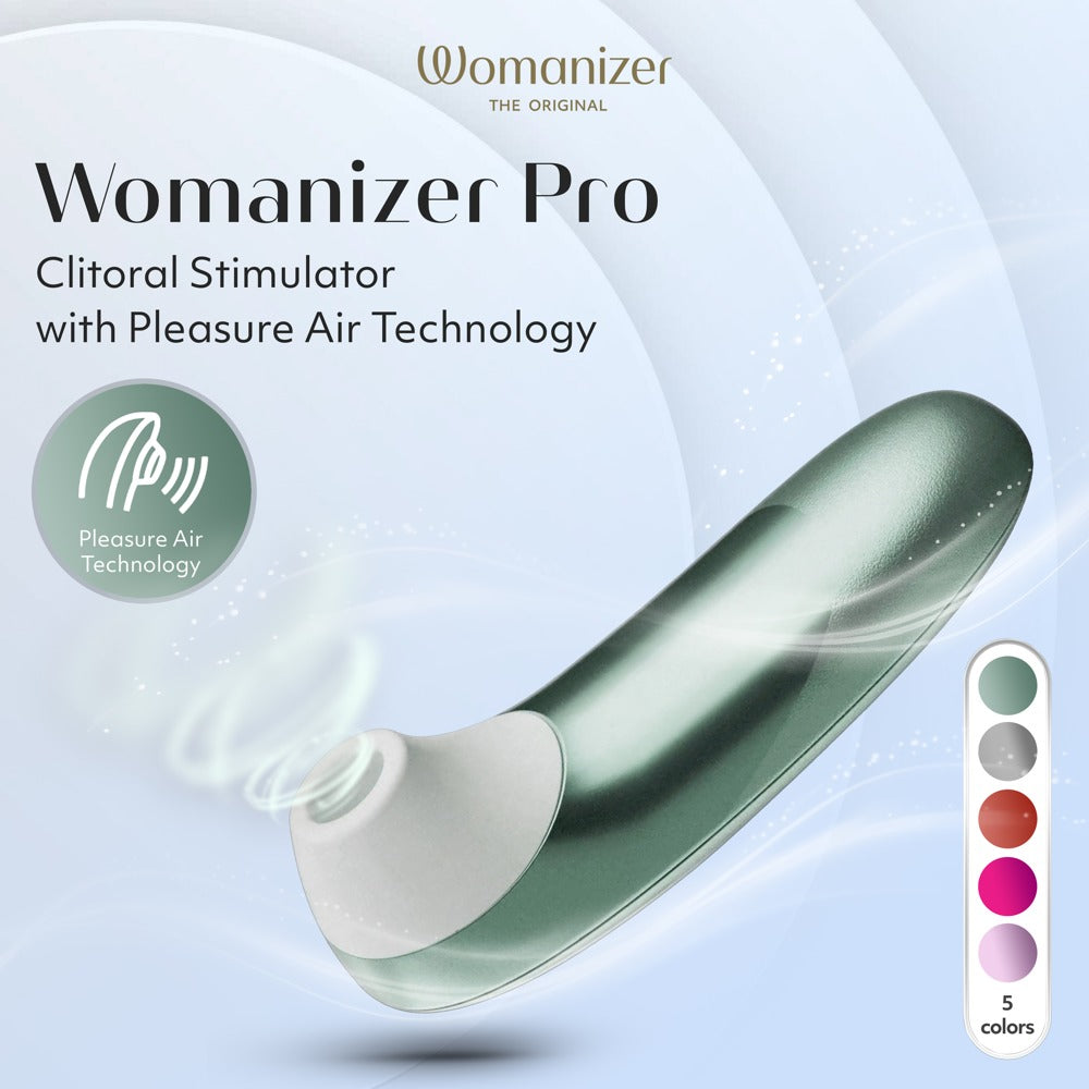 Womanizer Pro – Kompakter Pulsator mit Pleasure Air Technologie - Türkis