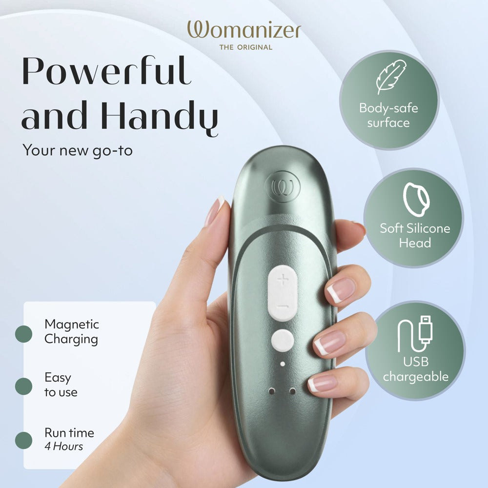 Womanizer Pro – Kompakter Pulsator mit Pleasure Air Technologie - Türkis