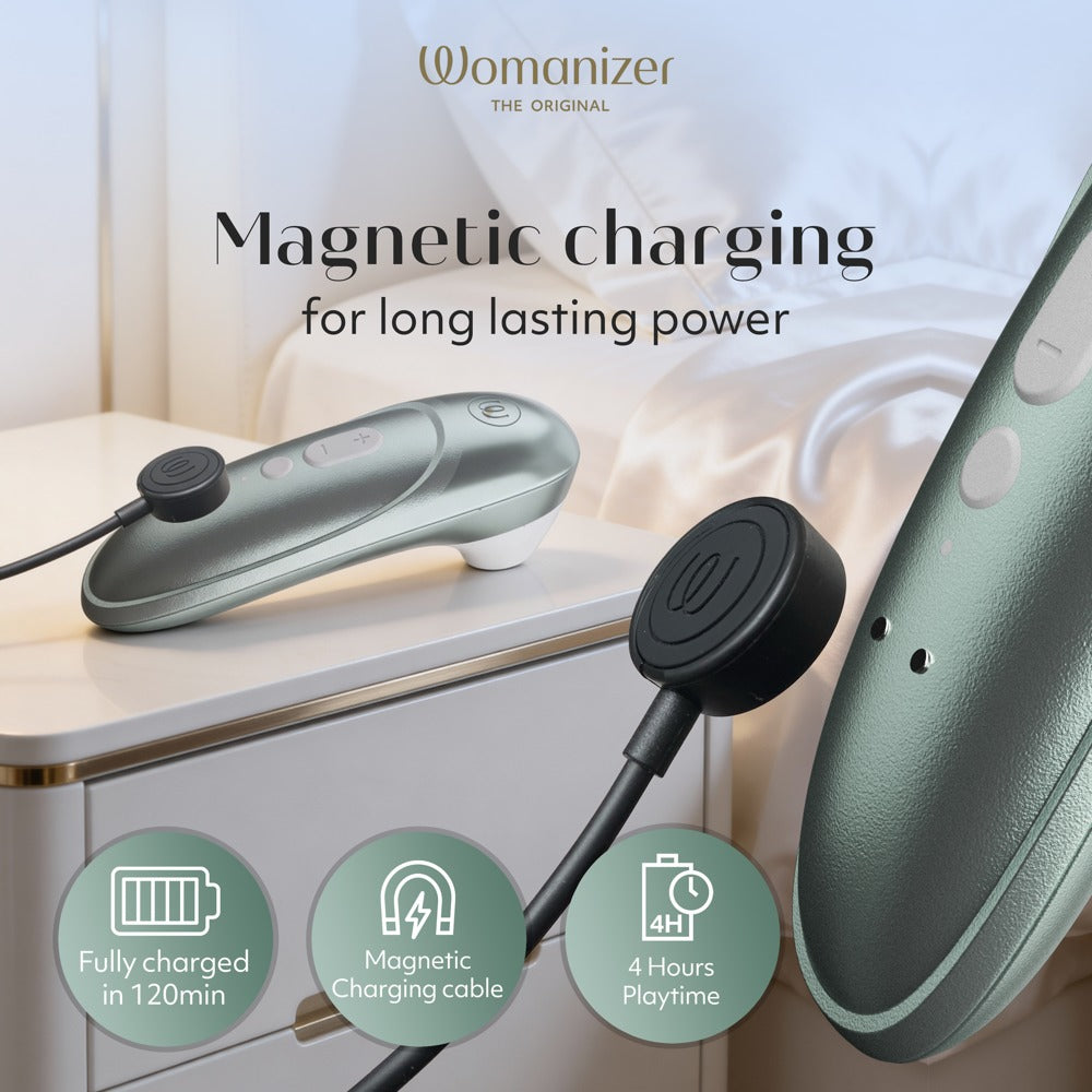 Womanizer Pro – Kompakter Pulsator mit Pleasure Air Technologie - Türkis