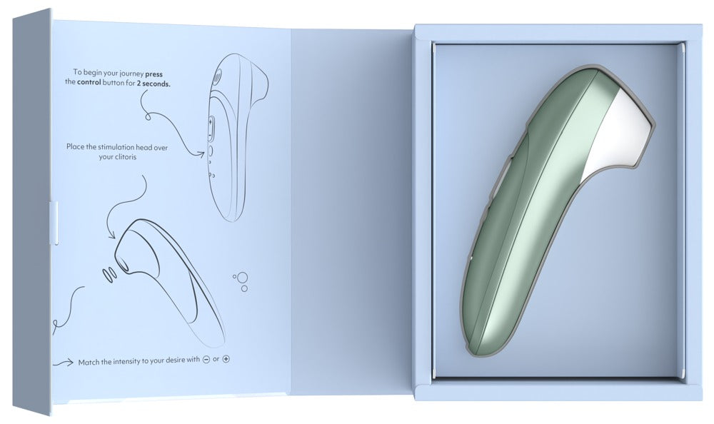 Womanizer Pro – Kompakter Pulsator mit Pleasure Air Technologie - Türkis
