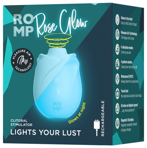 ROMP Rose Glow Verpackung: Klitoris-Stimulator mit Pleasure Air Technologie