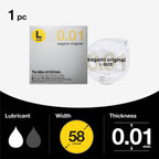 Latexfreie Kondome ,,Sagami- Original'' 0.01 L-Size
