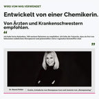 Gleitgel auf pflanzlicher Ölbasis: Markenverpackung im Hintergrund, Fokus auf Anzeige-Layout