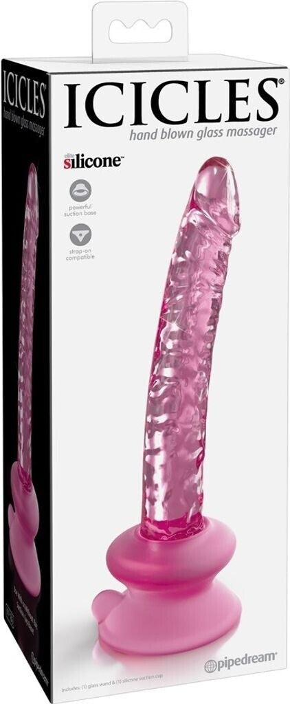 No. 86 - realistischer Glasdildo mit Saugnapf