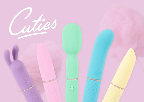 „Cuties“ Mini-Vibratoren in mehreren Farben: lila, rosa, mint, blau, gelb
