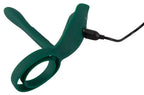 Vibrator mit Ringform in Grün und schwarzem Ladekabel