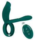 Paar-Vibrator aus Silikon, mit Ring und kabellosem Handsender mit Tasten