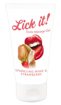 Lick it! Erdbeer Massagegel - 50ml