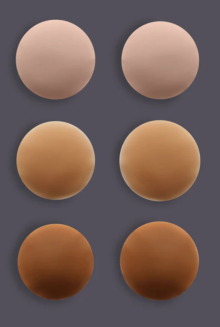 Silikon-Nippelpads vanilla